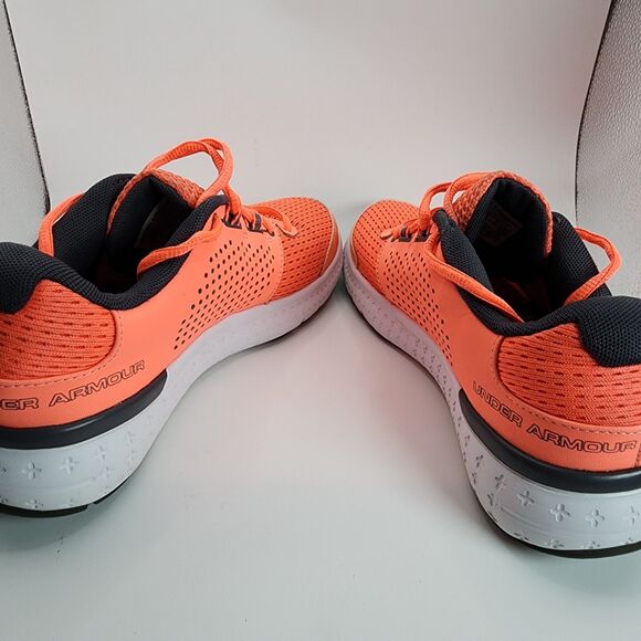 Under Armour Micro G Fuel Shoes Women Size 8 Orange Running Gym Trainer - Picture 7 of 11